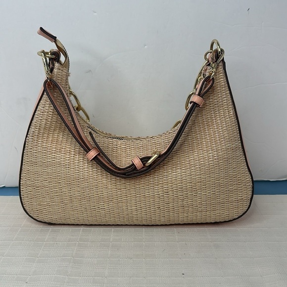 Nanette Lepore Natasha Crescent woven Shoulder Bag - Picture 3 of 10
